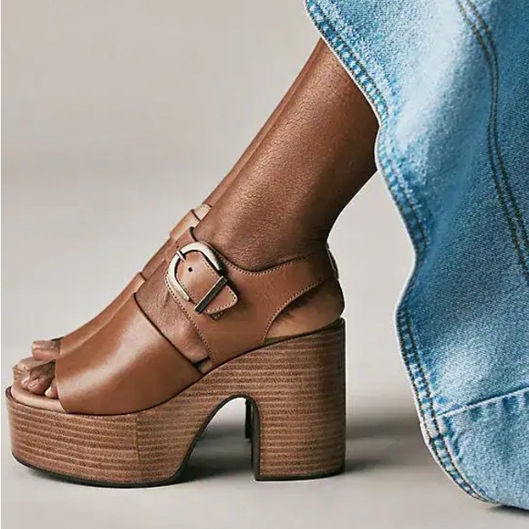 Seychelles Shoes - NWT Seychelles Brown Wedge Sandals